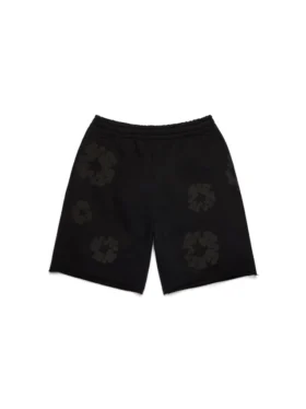 Mono Cotton Wreath Sweatshorts Black