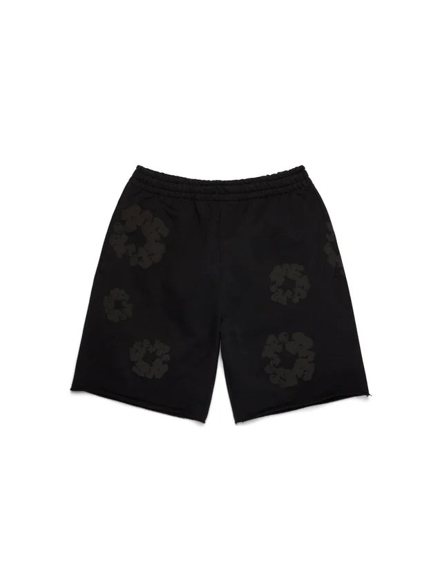 Mono Cotton Wreath Sweatshorts Black