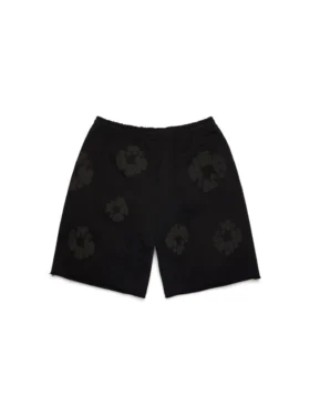 Mono Cotton Wreath Sweatshorts Black