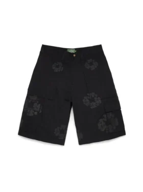 Mono Wreath Cargo Short Black