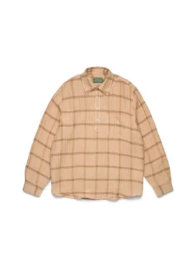 Overcheck Pullover Tan