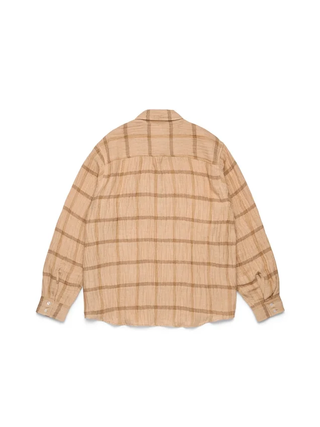 Overcheck Pullover Tan