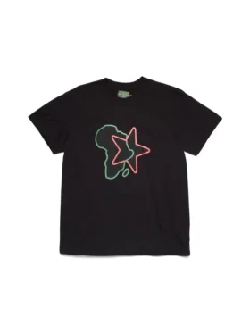 Pan-African Star Tee Black
