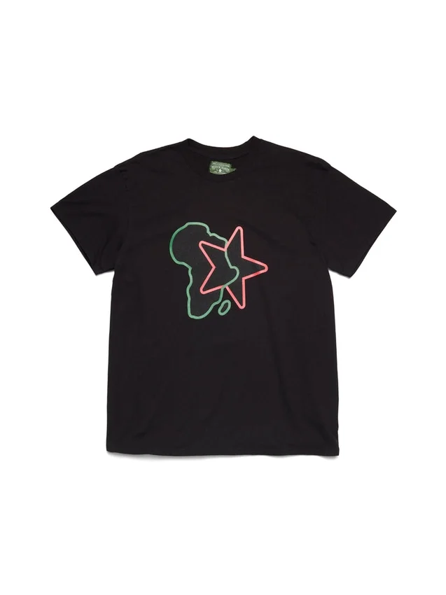 Pan-African Star Tee Black