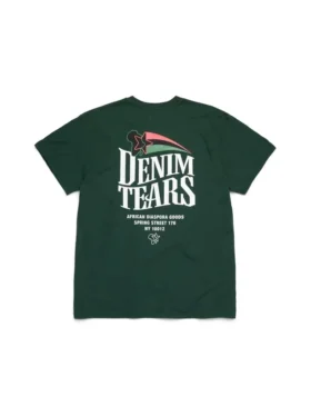 Pan-African Star Tee Green