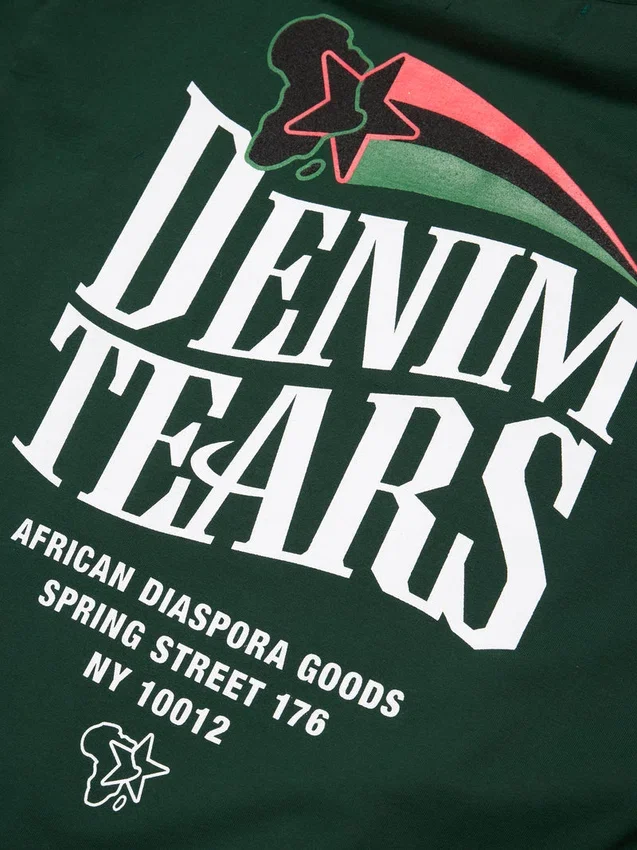 Pan-African Star Tee Green