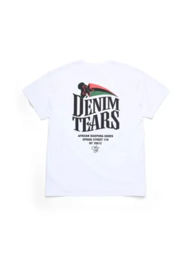 Pan-African Star Tee White
