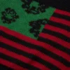 Pan-African Wreath Flag Scarf Black