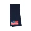 Pan-African Wreath Flag Scarf Navy