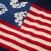 Pan-African Wreath Flag Scarf Navy