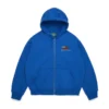 Pan African Zip Hoodie Blue