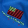 Pan African Zip Hoodie Blue
