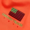 Pan African Zip Hoodie Orange