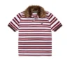 Panther Fur Collar Polo Red