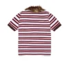 Panther Fur Collar Polo Red