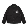 Peace Wreath Coaches Jacket Black