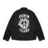 Peace Wreath Coaches Jacket Black