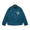 Peace Wreath Coaches Jacket Blue