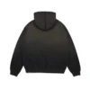 Peace Wreath Knockout Zip Hoodie Black