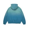 Peace Wreath Knockout Zip Hoodie Blue