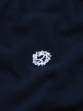 Peace Wreath Polo Navy
