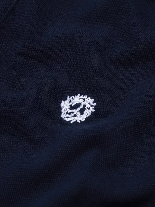Peace Wreath Polo Navy