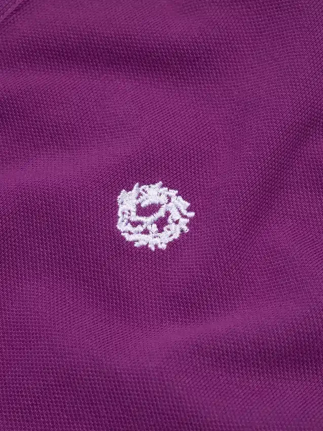 Peace Wreath Polo Purple
