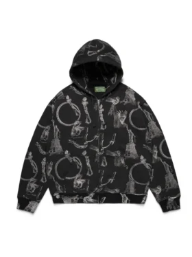 Plates Zip Hoodie