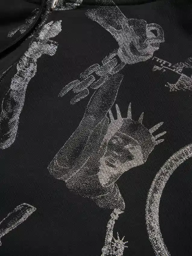 Plates Zip Hoodie