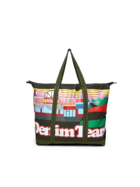 Q Town Nylon Tote Bag