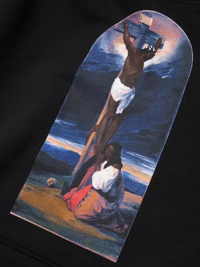 Seasonal Biblical Hoodie Black