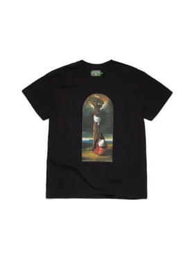 St. Mary Magdalene at the Foot of the Cross Tee Black