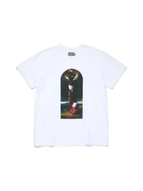 St. Mary Magdalene at the Foot of the Cross Tee White
