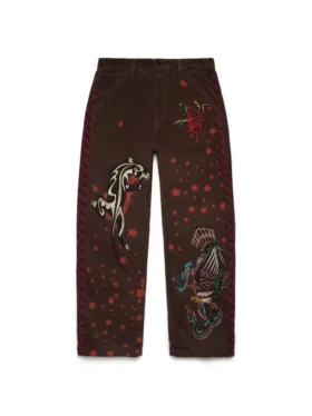Tattoo Corduroy Pant Brown