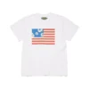 Wreath Flag Tee White