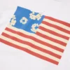 Wreath Flag Tee White